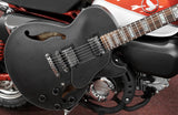 Ibanez Electric Guitar AGS83B-TKF Transparent Black Flat Flamed Maple semihollow
