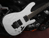 Ibanez Electric Guitar PWM20 Paul Waggoner in Ash White Matte