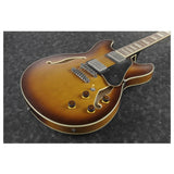 Ibanez Electric Guitar ASV73-VLL Semi Hollow Body in Violin Burst Satin