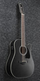 Ibanez Acoustic Guitar 12-String AW8412CE-WB Weathered Black inkl. Tonabnehmersystem
