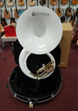 Jupiter Sousaphone JSP1000 Fiberglas mit Hardschalenkoffer, perfekt für Guggemuusig