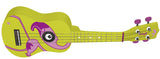 Stagg Sopran Ukulele mit Flamingomotiv inkl. Schutzhülle