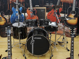 Tama Drumset Superstar Hyperdrive Maple Series in Brushed Charcol Black inkl. Cymbals