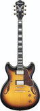 Ibanez Electric Guitar AS93FM-AYS Antique Yellow Sunburst, Semi Hollow Body