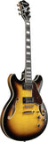 Ibanez Electric Guitar AS93FM-AYS Antique Yellow Sunburst, Semi Hollow Body