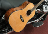 BSG Acoustic Steel String Guitar DS11F Custom Slope Shoulder / Cedar Top / Quilted Sapele Pommelé Body