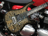 Brian Moore Custom MC/1 HH Quilted Maple Top in Charcoal Burst, Occasion inkl. Koffer
