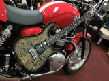 Brian Moore Custom MC/1 HH Quilted Maple Top in Charcoal Burst, Occasion inkl. Koffer