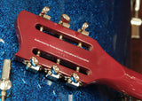 Chandler Electric Guitar 555 Classic in Crimson Red, Hand Made - New Vintage