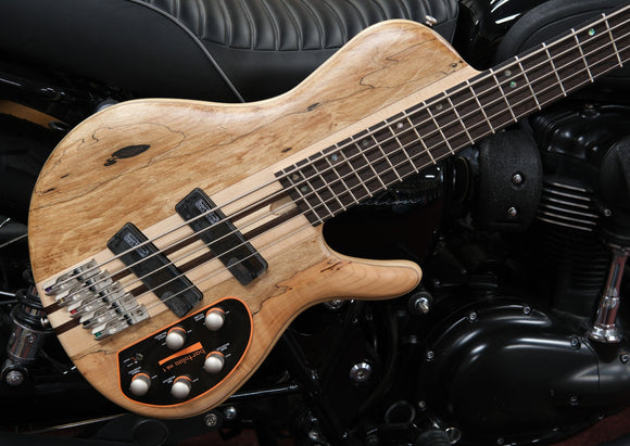 Cort E-Bass 5-String A5 Plus SCMS-OPN Natural, aktive Elektronik