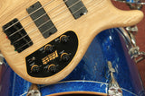 Cort E-Bass Action DLX AS-4 OPN Open Pore Natural mit Markbass MB-1 Elektronik