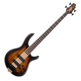 Cort E-Bass 4-String Artisan C4 ZBMH-TAB Tabacco Burst inkl. einfachem Gigbag