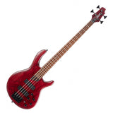 Cort E-Bass 4-String B4 Element Open Pore Burgundy Red