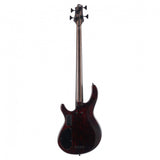Cort E-Bass 4-String B4 Element Open Pore Burgundy Red