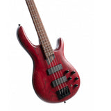 Cort E-Bass 4-String B4 Element Open Pore Burgundy Red