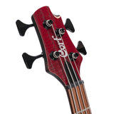 Cort E-Bass 4-String B4 Element Open Pore Burgundy Red