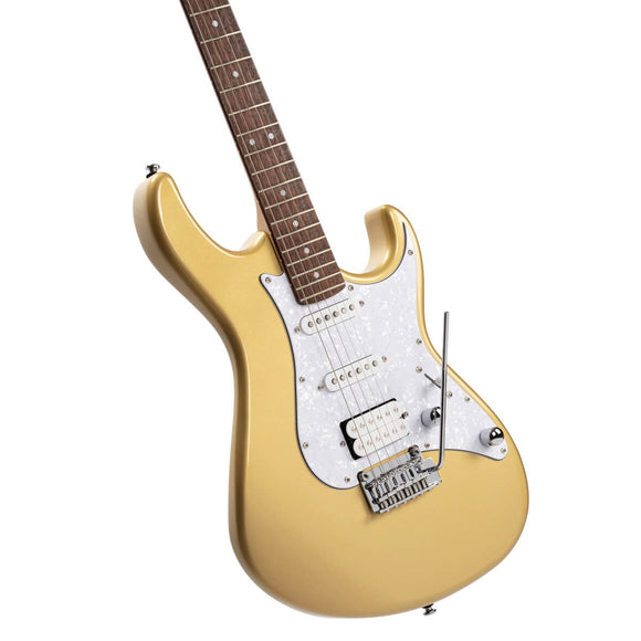 Cort Electric Guitar G250-CGM Champagne Gold Metallic, inkl. Gigbag