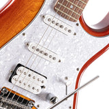 Cort Electric Guitar G250-TAB Tabacco Burst (transparent lackiert - Holzstruktur sichtbar), inkl. Gigbag