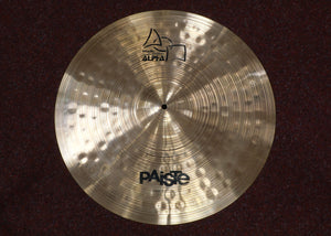 Paiste Alpha Series 20" Power Ride Cymbal - Occasion / B8 Bronze-Legierung / Made in Switzerland