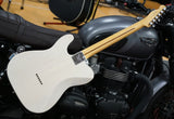Fender Electric Guitar Telecaster Deluxe Ash White Transparent inkl. Koffer - Occasion
