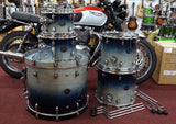 Mapex Drumset SR628XU Saturn Studioease Shellset 5-teilig, Teal Blue Fade, ohne Snaredrum, ohne Hardware, ohne Cymbals