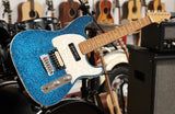 Chandler Electric Guitar Metro Deluxe Custom Shop in Blue Supersparkle - Joe Perry Signature (Aerosmith) Jahrgang 1996