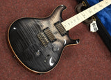 PRS Paul Reed Smith USA Custom 24 Ten Top Wood Library in Charcoal Fade Smokeburst