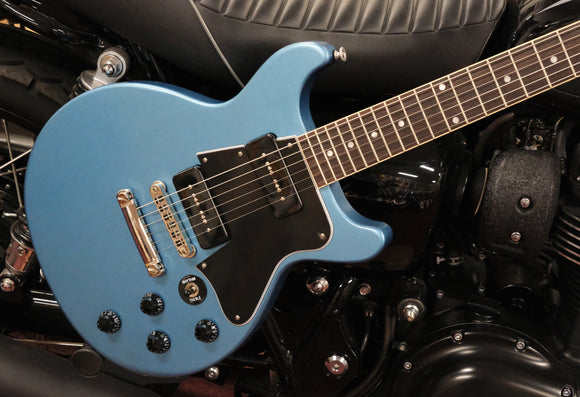 Gibson Electric Guitar Les Paul Special DC Rick Beato P-90 Limited Edition in TV Blue Mist inkl. Originalkoffer