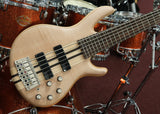 Cort E-Bass 6-String Artisan A6-FMMH Natural open pore, Bartolini Pickups, aktive Elektronik