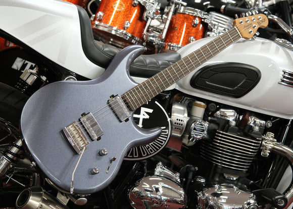 Sterling by Music Man Electric Guitar Luke SLLK100BDBR2 Bohdi Blue, Steve Lukather Signature (Toto)