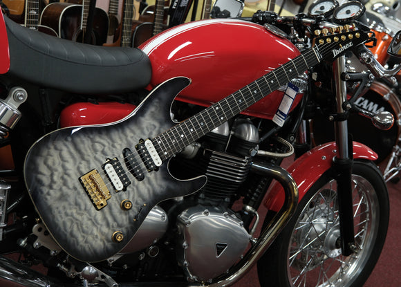 Ibanez Electric Guitar AZ47P1QM-BIB Premium Black Ice Burst inkl. Gigbag