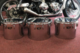 Dixon Concert Toms 12"x10" / 13"x10" / 14"x10" - verchromte Stahlkessel