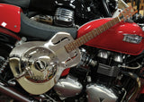 Dobro Hound Dog M-14 Resonatorgitarre mit Messingbody, verchromt