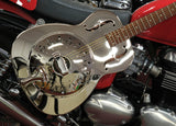 Dobro Hound Dog M-14 Resonatorgitarre mit Messingbody, verchromt