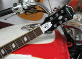 Epiphone by Gibson Electric Riviera Paul Bonehead Arthurs Signature Ltd. Edt. Dark Tabacco SB, inkl. Koffer