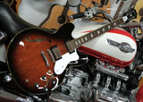 Epiphone by Gibson Electric Riviera Paul Bonehead Arthurs Signature Ltd. Edt. Dark Tabacco SB, inkl. Koffer