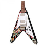 Epiphone by Gibson Flying V "Love Drops" Jimi Hendrix Limited Edition, inkl. Originalkoffer