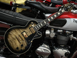 Epiphone by Gibson Les Paul Custom Quilt Cobra Burst Exklusiv mit Gibson Pickups inkl. Gigbag