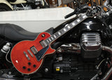 Epiphone by Gibson Electric Guitar Les Paul Custom Figured Transparent Red inkl. Original Gigbag