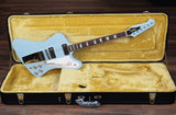 Epiphone by Gibson Firebird V 1963 Frost Blue Limited Edition, inkl. Koffer