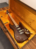 Fender Rarities Flame Top Stratocaster®, Flame Maple Top, Rosewood neck with Maple Fingerboard, Golden Brown