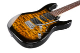 Ibanez E-Gitarren Package GRX70QA-SB Sunburst / E-Gitarre, Verstärker, Gurt, Kabel, Stimmgerät und Gigbag
