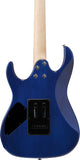 Ibanez E-Gitarren Package GRX70QA-TBB Transparent Blue Burst / E-Gitarre, Verstärker, Gurt, Kabel, Stimmgerät und Gigbag