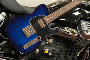 G&L by Leo Fender, ASAT Classic Tele Bluesboy, Swamp Ash Blueburst, inkl. Originalkoffer