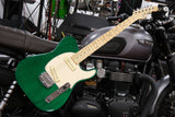 G&L by Leo Fender, ASAT Special Tele Swamp Ash, Clear Forest Green, inkl. Originalkoffer