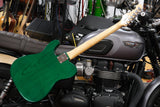 G&L by Leo Fender, ASAT Special Tele Swamp Ash, Clear Forest Green, inkl. Originalkoffer