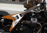 Gibson Electric Guitar 70's Flying V Antique Natural inkl. Originalkoffer