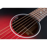 Gibson Acoustic Guitar J-45 Slash in Vermillion Burst Limited Edition inkl. Originalkoffer