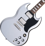 Gibson Electric Guitar SG Standard '61 in Silver Mist inkl. Originalkoffer