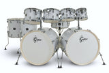 Gretsch Drumset Energy Doublebass White Pearl, 9-teiliges Shellset ohne Hardware
